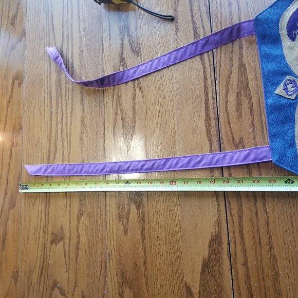 Apron decorated with Crown Royal bags - Picture 4 of 6